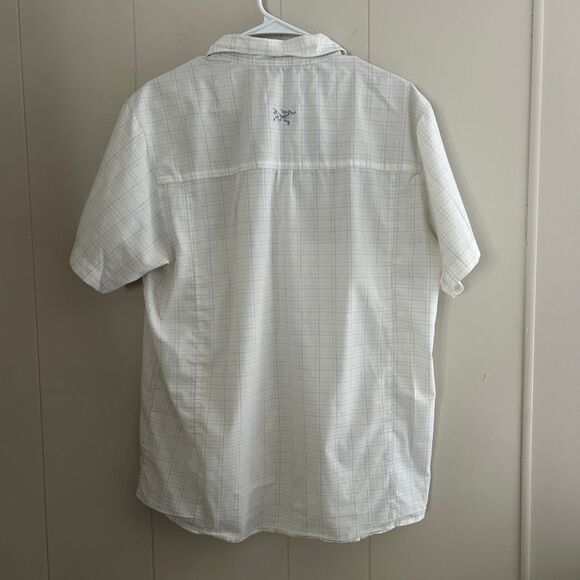 Arc’teryx Lightweight Plaid Short Sleeve Button Down Shirt | Breathable Hiking T - Picture 2 of 11